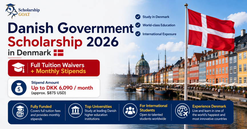 Danish Government National Merit Scholarship 2026 in Denmark | Fully Funded