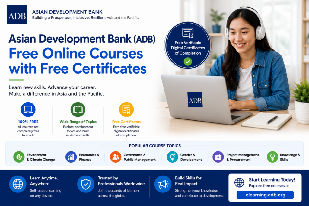 Free Online Courses with Free Certificates