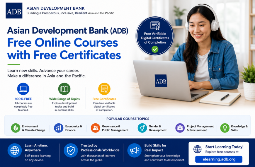 Free Online Courses with Free Certificates: Elevate Your Career with ADB